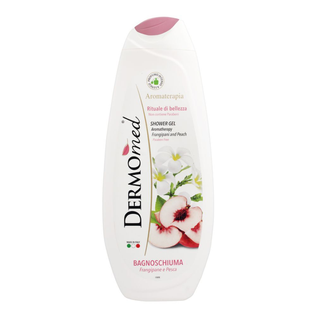 DERMOMED SHOWER GEL FANGIPAN & WHITE PEACH 500ML